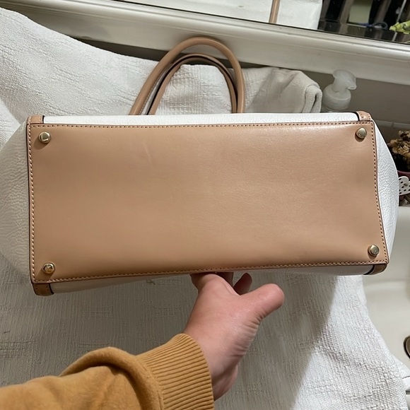 KATE SPADE - white Caroline lane forester tote- NWT - Picture 11 of 15